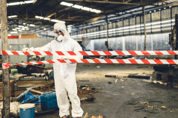 Professional Biohazard technician working in Olympia, WA